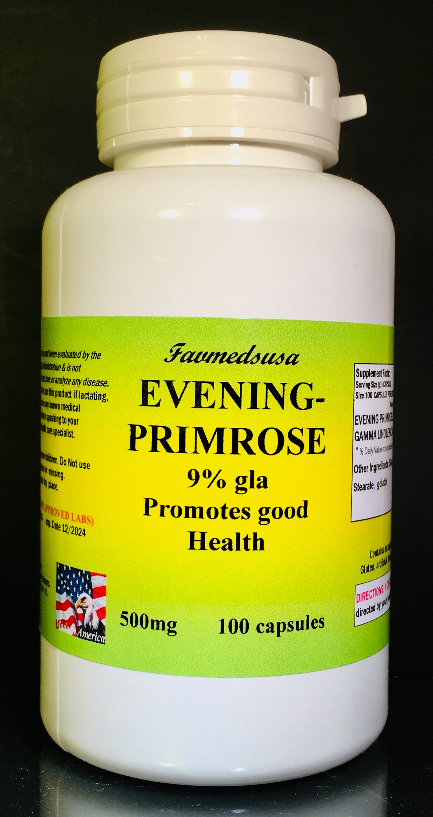 Primrose Oil 500mg - 100 soft gels